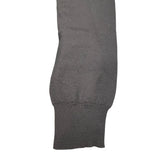 プラダ PRADA クールネック長袖ニットシャツ DNA641 ブラック コットン メンズ ニット