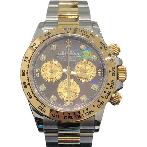 ロレックス ROLEX ﾃﾞｲﾄﾅ ﾌﾞﾗｯｸｼｪﾙ 116503NG ブラック K18/SS メンズ 腕時計