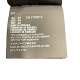 プラダ PRADA クールネック長袖ニットシャツ DNA641 ブラック コットン メンズ ニット