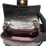 シャネル CHANEL ミニマトラッセ A01115 ブラック ゴールド金具 ラム レディース ショルダーバッグ