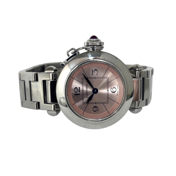 カルティエ Cartier ミスパシャ W3140008 ピンク SS レディース 腕時計