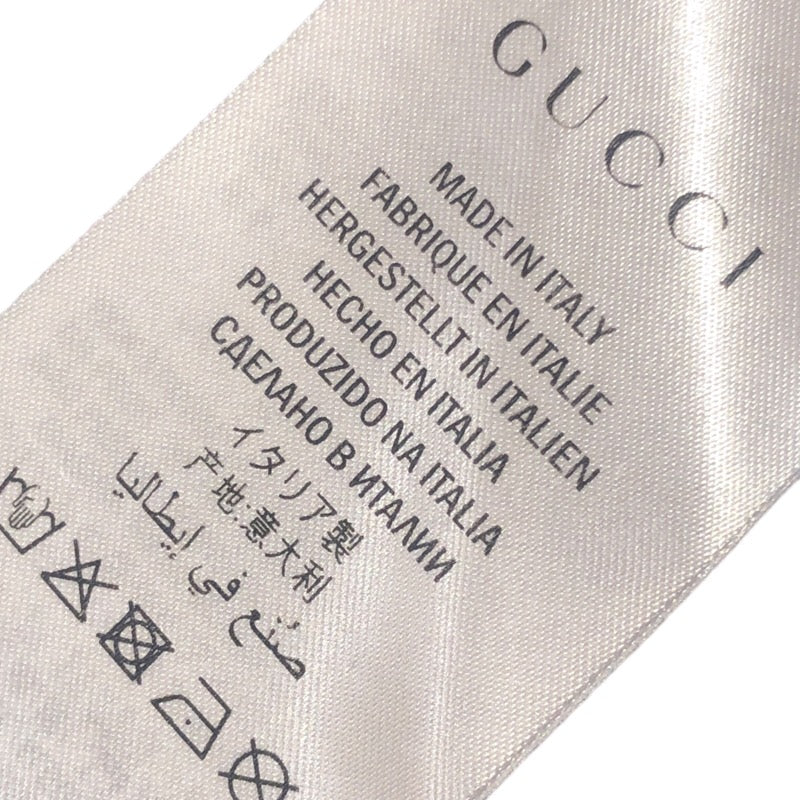 グッチ GUCCI メタルロゴプリントTシャツ 493117 M ブラック コットン メンズ 半袖Ｔシャツ