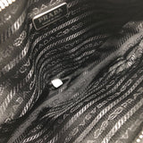 プラダ PRADA トライアングル クラッチバッグ 1NE039 ブラック ナッパレザー メンズ クラッチバッグ
