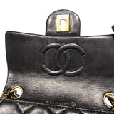 シャネル CHANEL ミニマトラッセ A01115 ブラック ゴールド金具 ラム レディース ショルダーバッグ