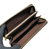 ルイ・ヴィトン LOUIS VUITTON ジッピーウォレット N41661 エベヌ ダミエキャンバス レディース 長財布