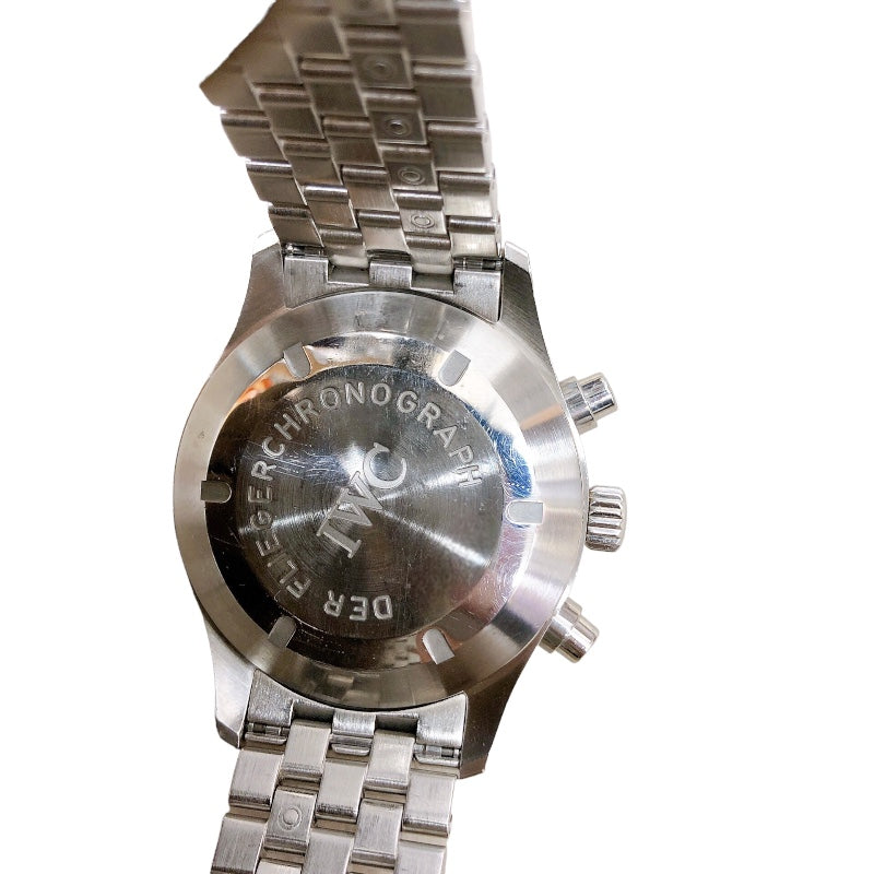 インターナショナルウォッチカンパニー IWC スピットファイア クロノグラフ IW370618 ステンレススチール メンズ 腕時計
