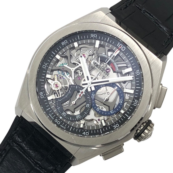 ゼニス ZENITH デファイ エル・プリメロ21 95.9000.9004/78.R582 スケルトン チタン メンズ 腕時計