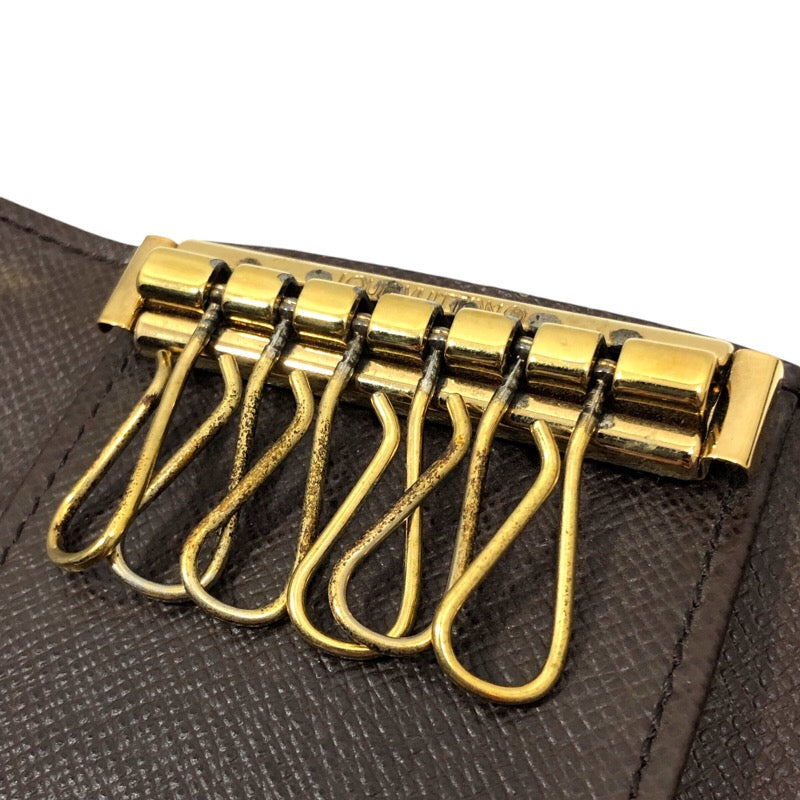 ルイ・ヴィトン LOUIS VUITTON ミュルティクレ6 N62630 エべヌ ダミエ・キャンバス メンズ キーケース