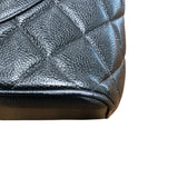 シャネル CHANEL 復刻ﾄｰﾄ A01804 ブラック ｷｬﾋﾞｱ レディース トートバッグ