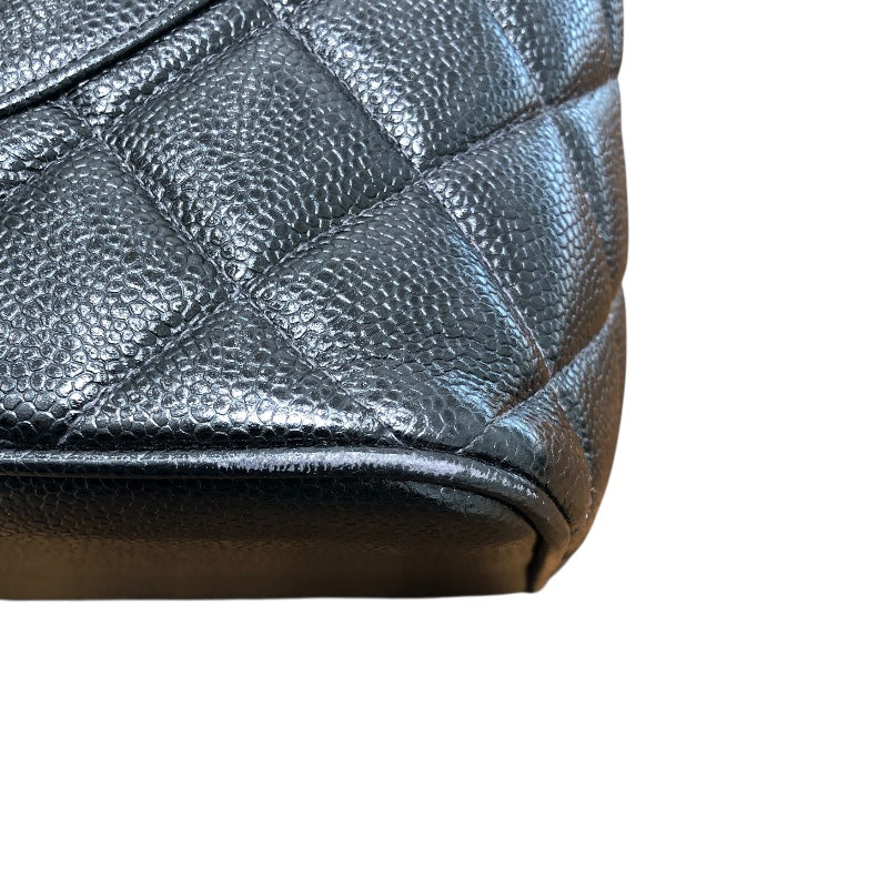 シャネル CHANEL 復刻ﾄｰﾄ A01804 ブラック ｷｬﾋﾞｱ レディース トートバッグ