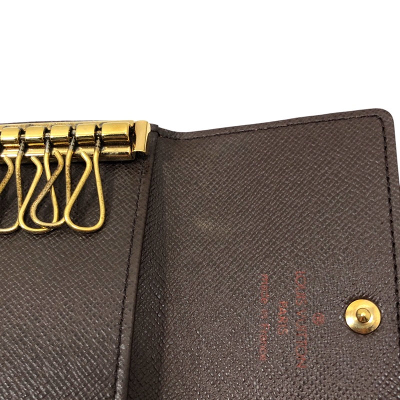 ルイ・ヴィトン LOUIS VUITTON ミュルティクレ6 N62630 エべヌ ダミエ・キャンバス メンズ キーケース