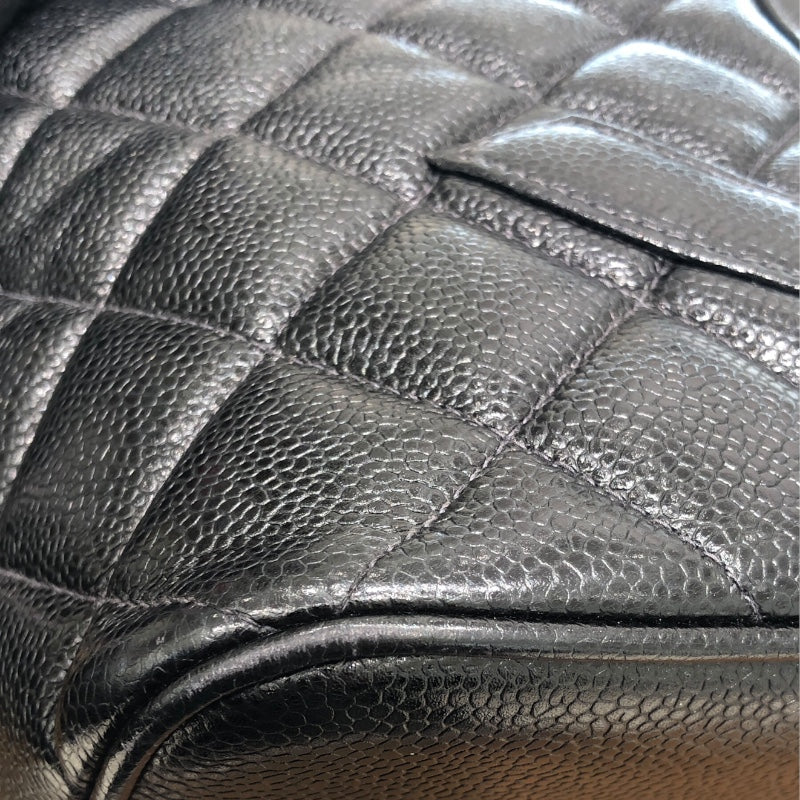 シャネル CHANEL 復刻ﾄｰﾄ A01804 ブラック ｷｬﾋﾞｱ レディース トートバッグ