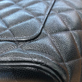 シャネル CHANEL 復刻ﾄｰﾄ A01804 ブラック ｷｬﾋﾞｱ レディース トートバッグ