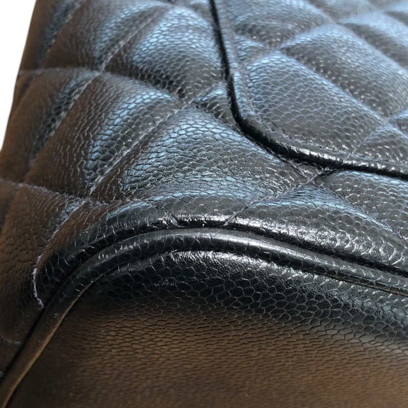 シャネル CHANEL 復刻ﾄｰﾄ A01804 ブラック ｷｬﾋﾞｱ レディース トートバッグ