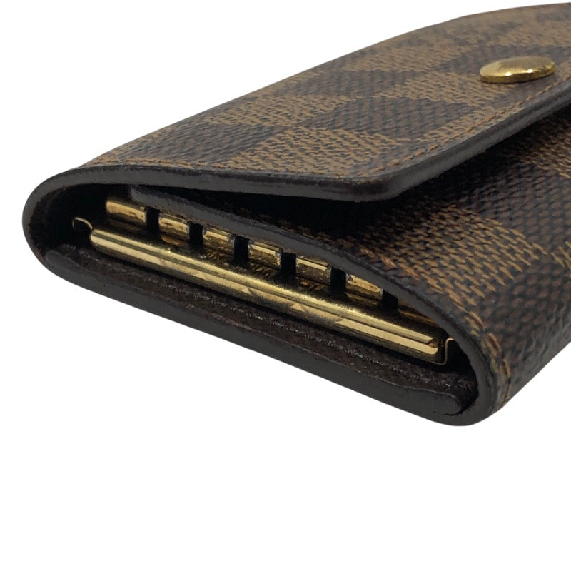 ルイ・ヴィトン LOUIS VUITTON ミュルティクレ6 N62630 エべヌ ダミエ・キャンバス メンズ キーケース