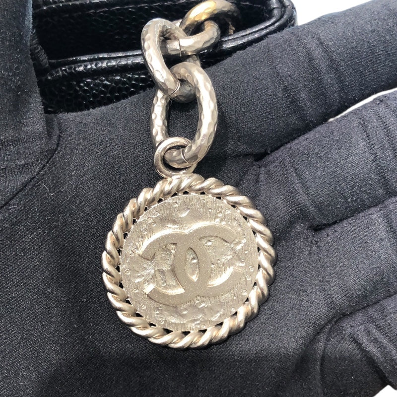 シャネル CHANEL 復刻ﾄｰﾄ A01804 ブラック ｷｬﾋﾞｱ レディース トートバッグ