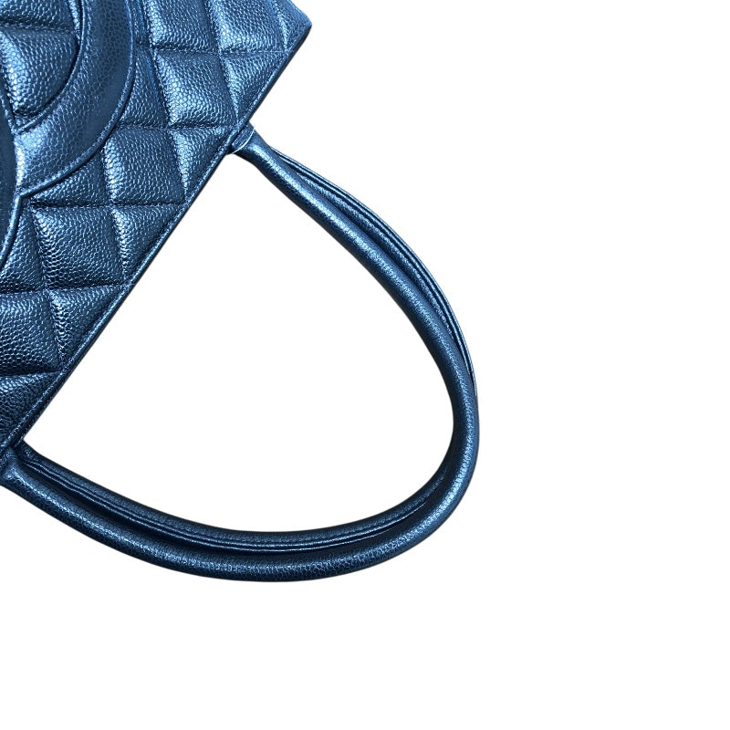 シャネル CHANEL 復刻ﾄｰﾄ A01804 ブラック ｷｬﾋﾞｱ レディース トートバッグ