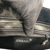 シャネル CHANEL 復刻ﾄｰﾄ A01804 ブラック ｷｬﾋﾞｱ レディース トートバッグ