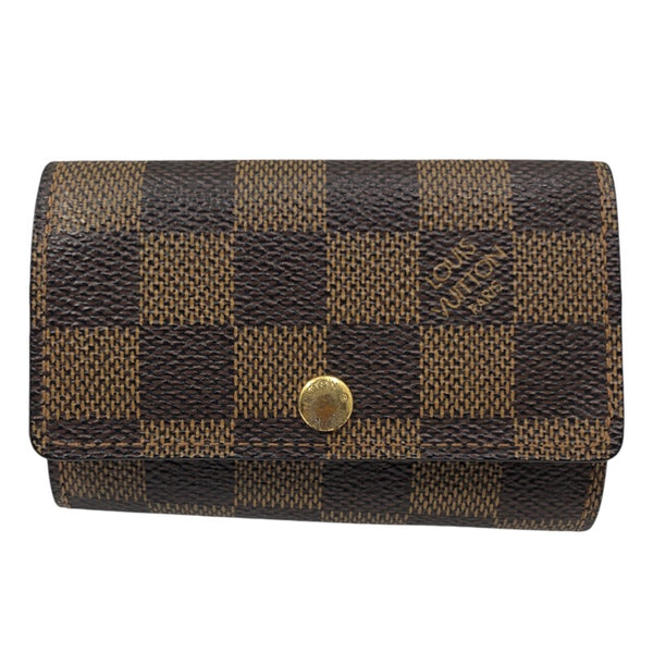 ルイ・ヴィトン LOUIS VUITTON ミュルティクレ6 N62630 エべヌ ダミエ・キャンバス メンズ キーケース