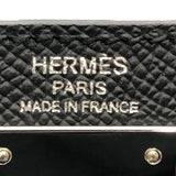 エルメス HERMES ケリー28 外縫い B刻印 ブラック、シルバー金具 エプソン レディース ショルダーバッグ