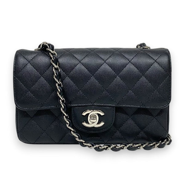 シャネル CHANEL ミニマトラッセ20 A69900 ブラック シルバー金具 キャビアスキン レディース ショルダーバッグ