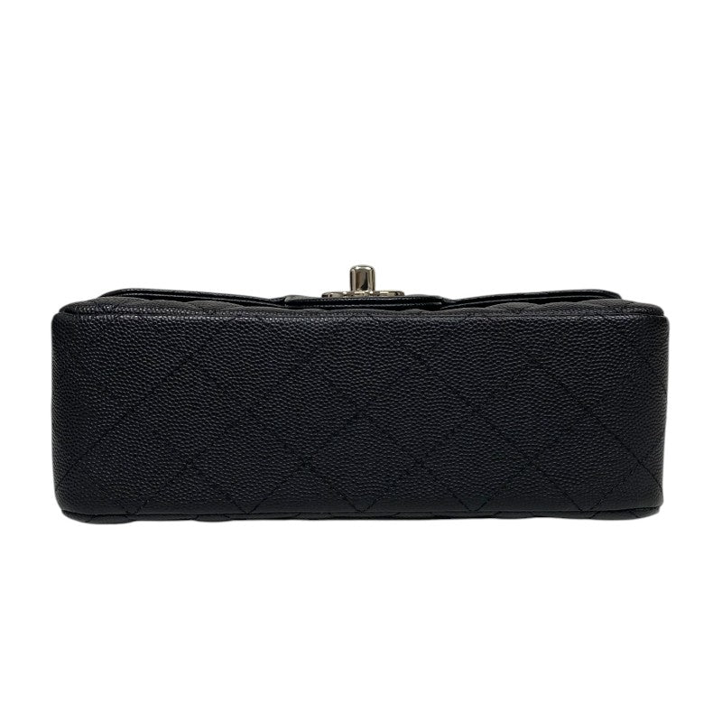シャネル CHANEL ミニマトラッセ20 A69900 ブラック シルバー金具 キャビアスキン レディース ショルダーバッグ
