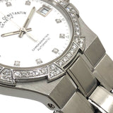 ヴァシュロン・コンスタンタン VACHERON CONSTANTIN オーヴァーシーズ ダイヤベゼル 42542/423A-8930 ホワイト SS 自動巻き メンズ 腕時計