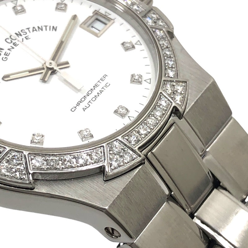 ヴァシュロン・コンスタンタン VACHERON CONSTANTIN オーヴァーシーズ ダイヤベゼル 42542/423A-8930 ホワイト SS 自動巻き メンズ 腕時計
