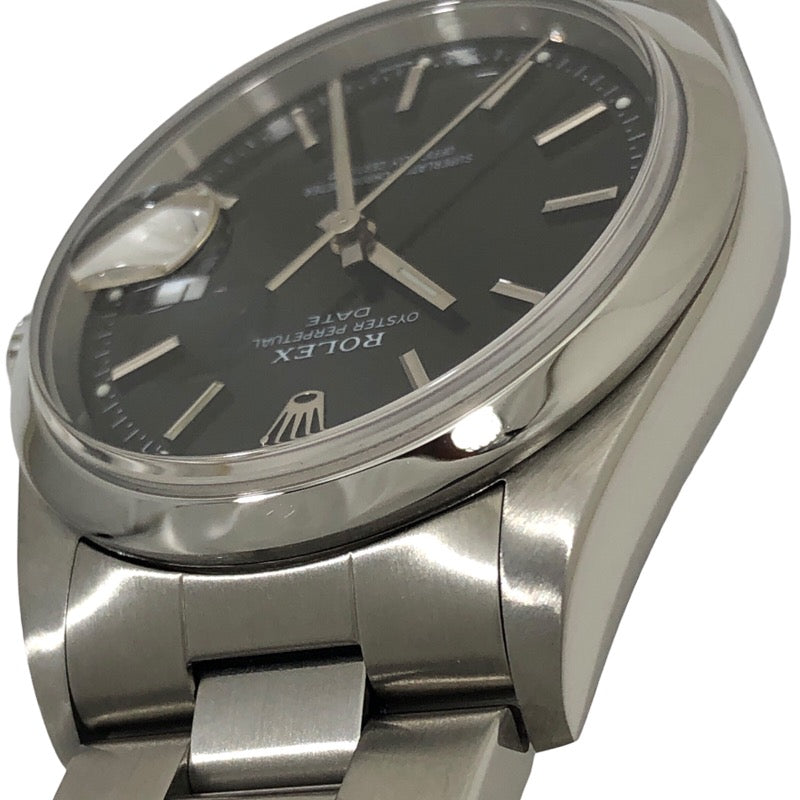 ロレックス ROLEX オイスターパーペチュアルデイト P番 15200 ブラック文字盤 SS 自動巻き メンズ 腕時計 |  中古ブランドリユースショップ OKURA(おお蔵)