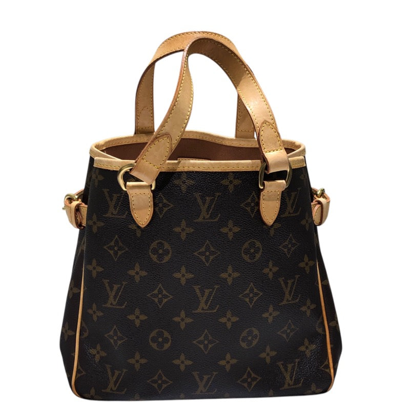ルイ・ヴィトン LOUIS VUITTON バティニョール M51156 ブラウン モノグラムキャンバス レディース ハンドバッグ