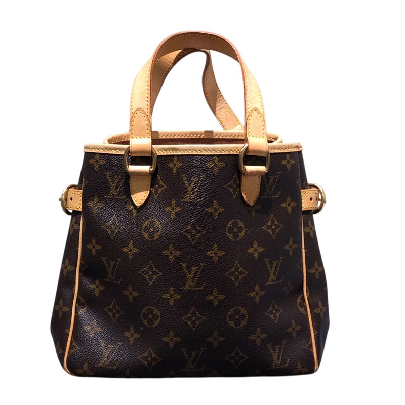 ルイ・ヴィトン LOUIS VUITTON バティニョール M51156 ブラウン モノグラムキャンバス レディース ハンドバッグ