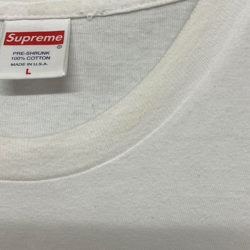 シュプリーム SUPREME アンナニコラスミスフォトプリント半袖Tシャツ ホワイト コットン メンズ 半袖Ｔシャツ