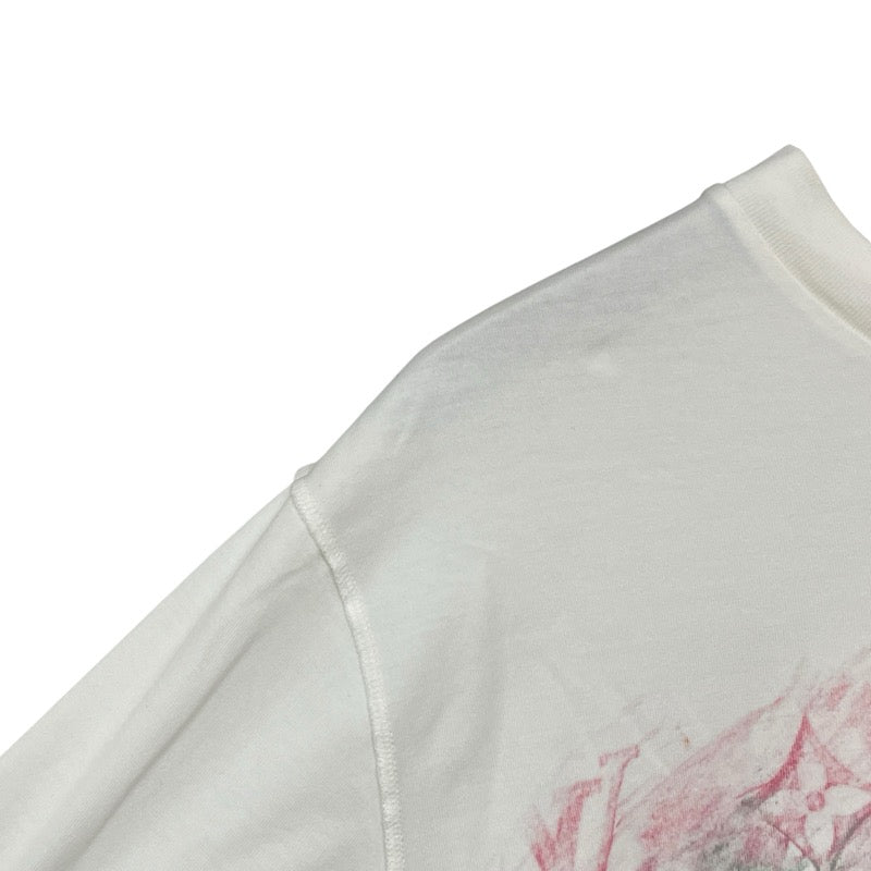 ルイ・ヴィトン LOUIS VUITTON パステルモノグラム半袖Tシャツ HKY17W ホワイト コットン メンズ 半袖Ｔシャツ