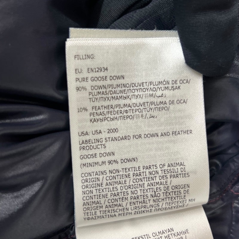 モンクレール MONCLER BORMES ダウンベスト レッド ナイロン メンズ ダウンベスト