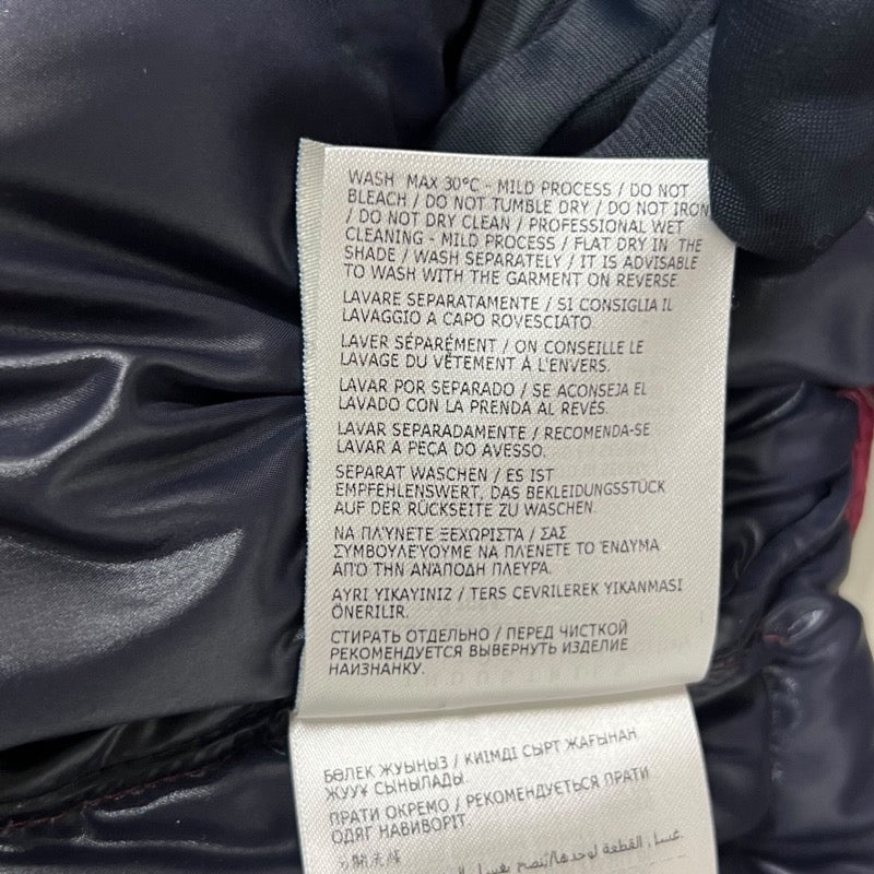 モンクレール MONCLER BORMES ダウンベスト レッド ナイロン メンズ ダウンベスト