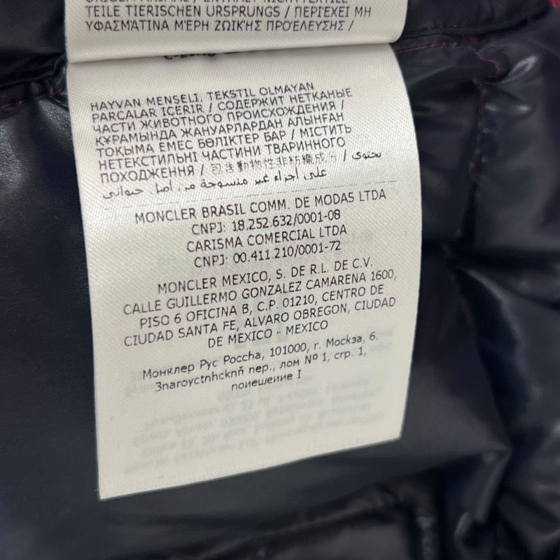 モンクレール MONCLER BORMES ダウンベスト レッド ナイロン メンズ ダウンベスト