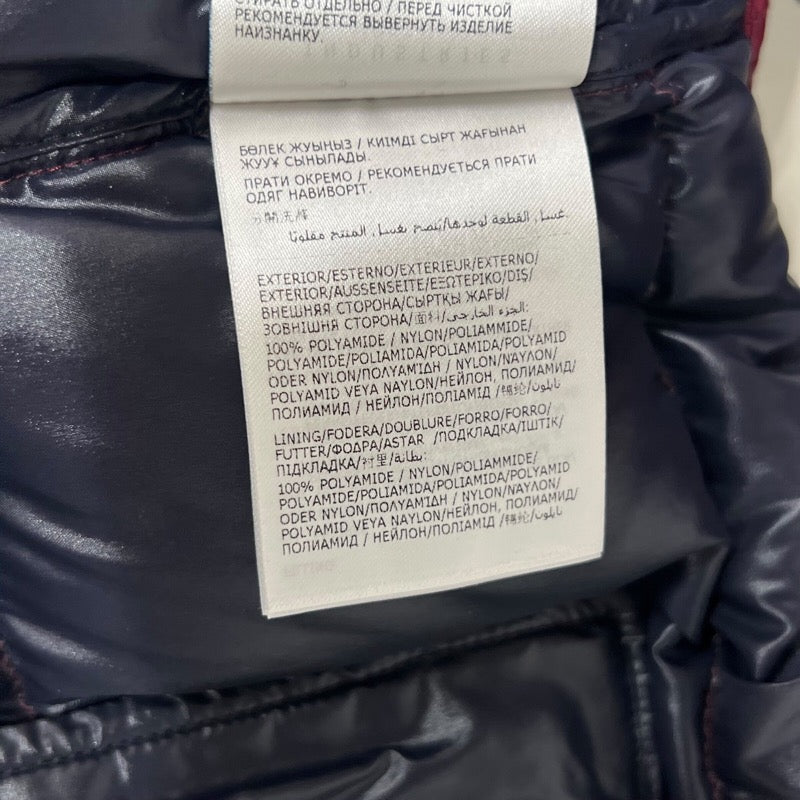 モンクレール MONCLER BORMES ダウンベスト レッド ナイロン メンズ ダウンベスト