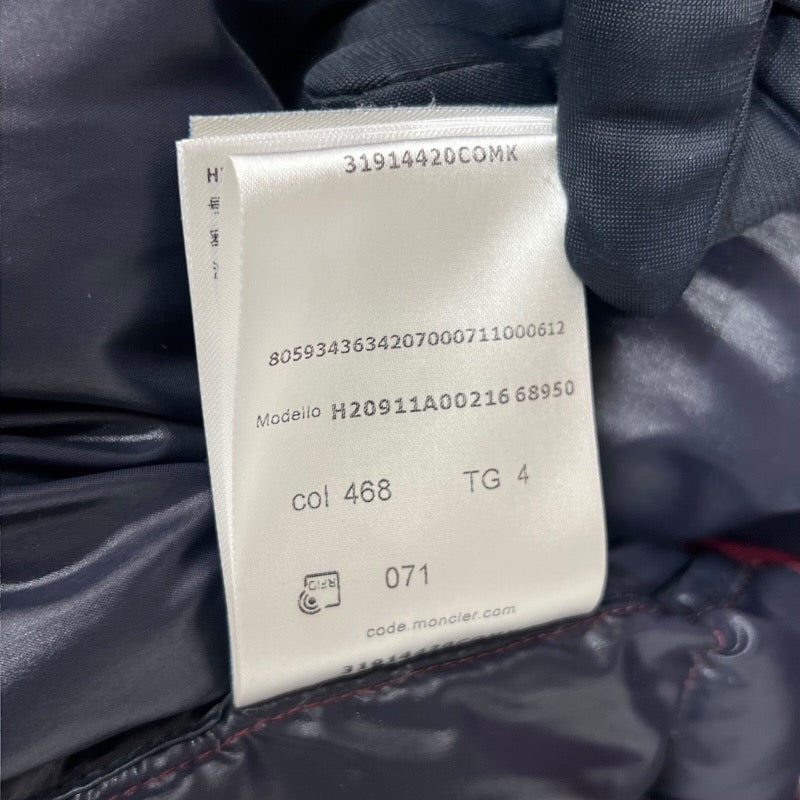 モンクレール MONCLER BORMES ダウンベスト レッド ナイロン メンズ ダウンベスト