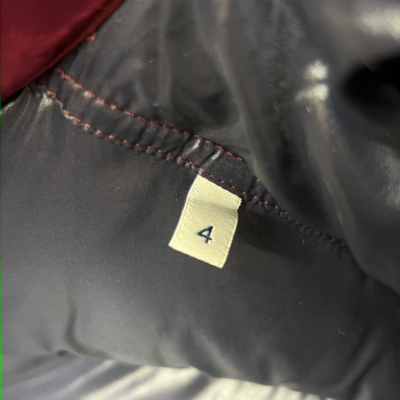 モンクレール MONCLER BORMES ダウンベスト レッド ナイロン メンズ ダウンベスト