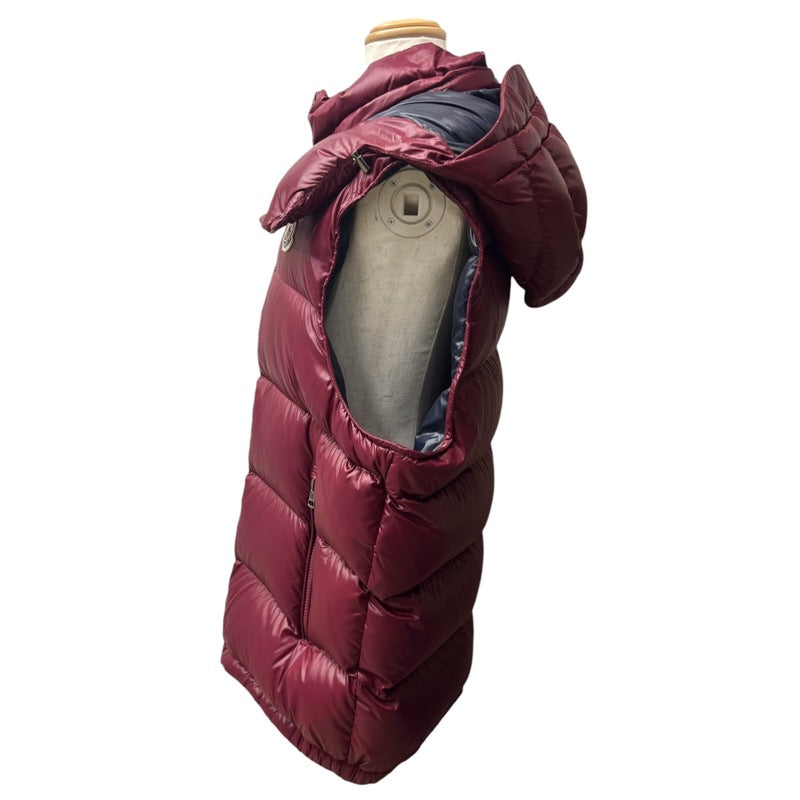 モンクレール MONCLER BORMES ダウンベスト レッド ナイロン メンズ ダウンベスト