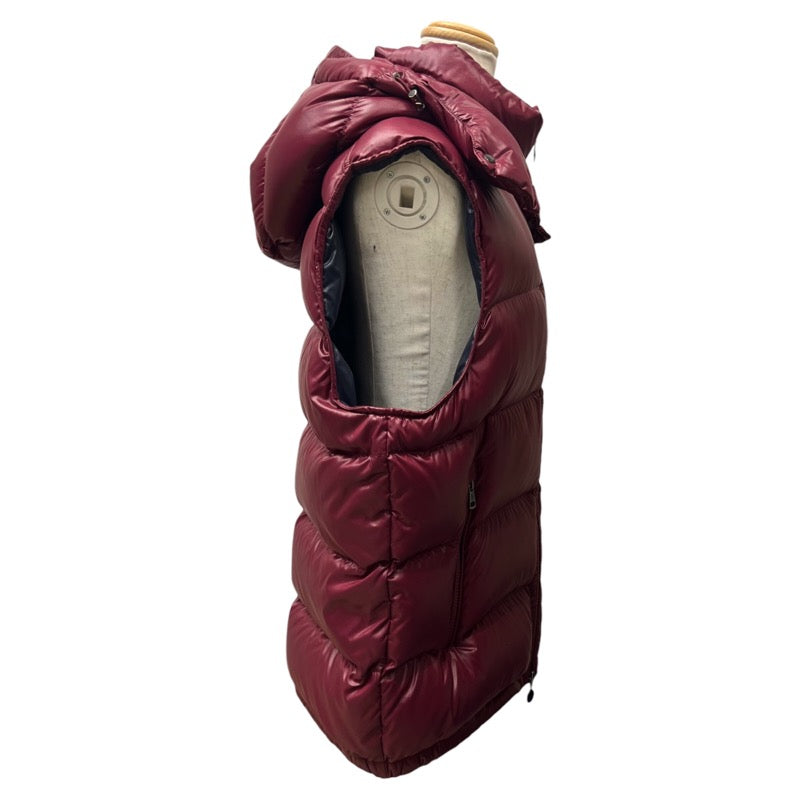 モンクレール MONCLER BORMES ダウンベスト レッド ナイロン メンズ ダウンベスト