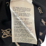 フェンディ FENDI ロゴ半袖ニットシャツ FZY925 ブラック レーヨン レディース 半袖シャツ