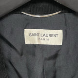 サンローラン SAINT LAURENT エルボーパッチテーラードジャケット ブラック コーデュロイ メンズ テーラードジャケット