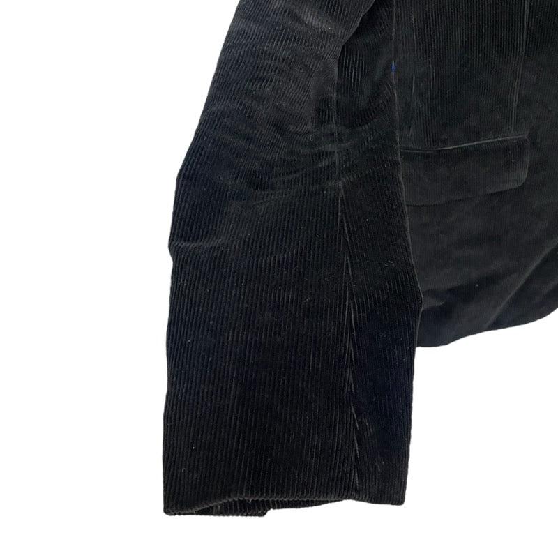 サンローラン SAINT LAURENT エルボーパッチテーラードジャケット ブラック コーデュロイ メンズ テーラードジャケット