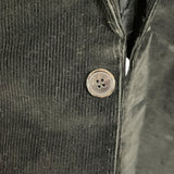 サンローラン SAINT LAURENT エルボーパッチテーラードジャケット ブラック コーデュロイ メンズ テーラードジャケット