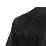 サンローラン SAINT LAURENT エルボーパッチテーラードジャケット ブラック コーデュロイ メンズ テーラードジャケット