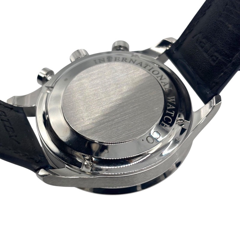 インターナショナルウォッチカンパニー IWC ポルトギーゼ クロノグラフ IW371446 ホワイト SS メンズ 腕時計