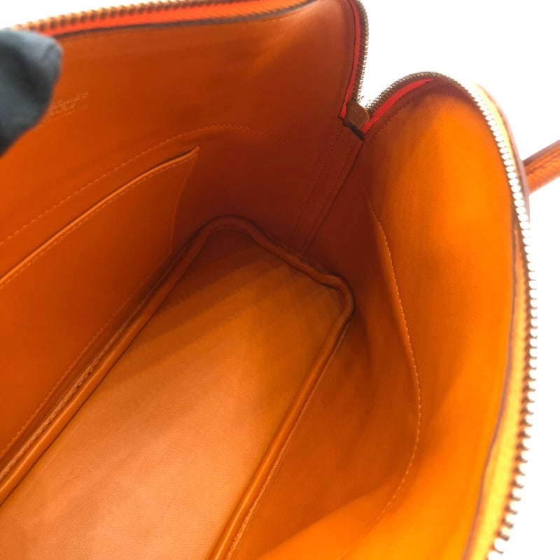 エルメス HERMES ボリード27 D刻 アプリコット エプソン レディース ハンドバッグ
