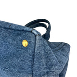 プラダ PRADA ｶﾅﾊﾟ ﾄｰﾄﾊﾞｯｸﾞ BN2642 ブルー デニム ユニセックス トートバッグ