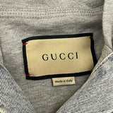 グッチ GUCCI ハリウッドバビロンデニムベスト 697042 ブルー デニム メンズ ベスト